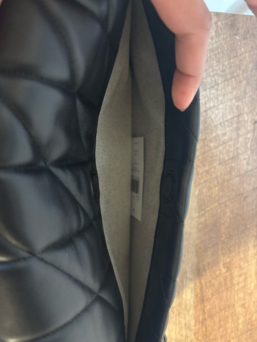 Coach Quilted Tabby 33 Black with Pewter hardware - Picture 9 of 11